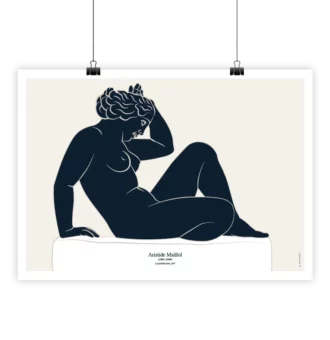 Affiche Maillol minimaliste